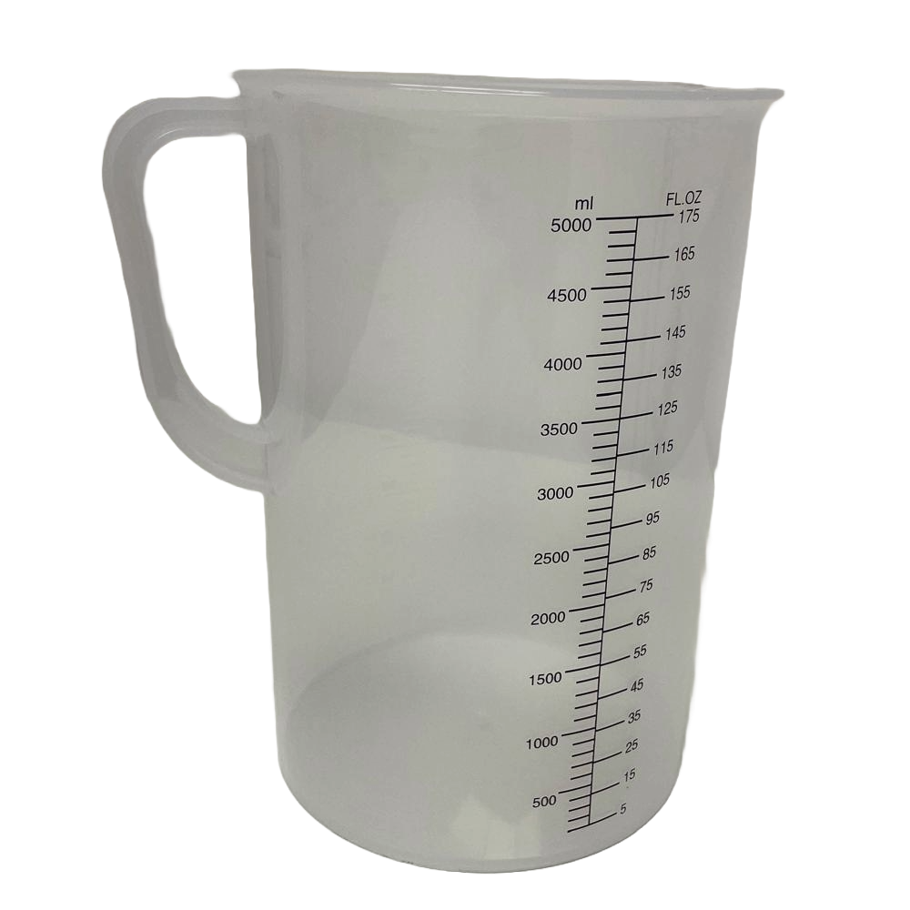 Maatbeker 5 liter met schaalverdeling