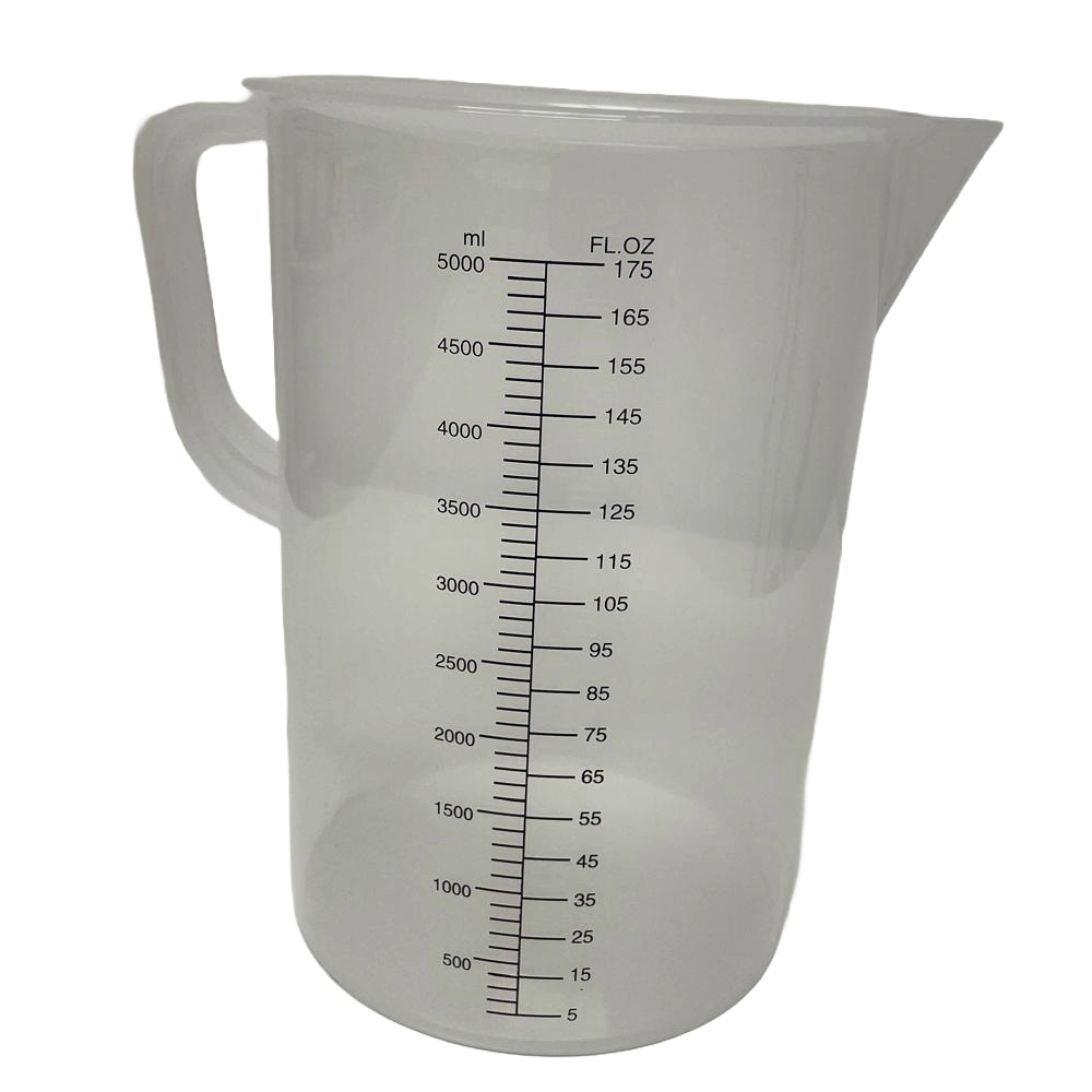 Maatbeker 5 liter met schaalverdeling - Afbeelding 2