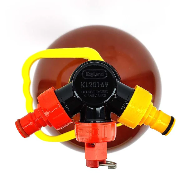 KegLand Oxebar minivat 8 liter met Hydra tap kit, picknick tapkraantje en CO2 charger met patronen - Afbeelding 4