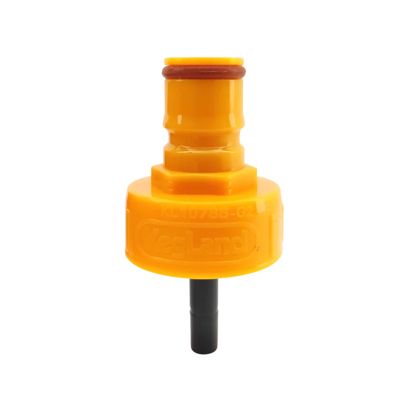 KegLand DuoTight Carbonation Cap geel (kunststof) voor petfles