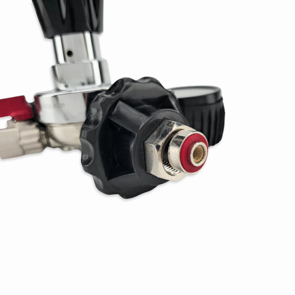 KegLand CO2 drukregelaar met 2 manometers MK5 tool free dual gauge regulator - Afbeelding 4