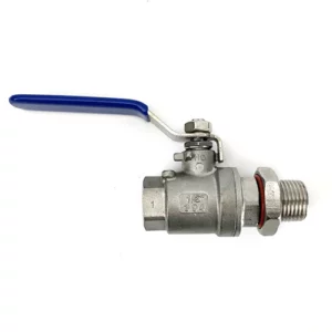 1/2Inch BSP RVS Kogelkraan Set