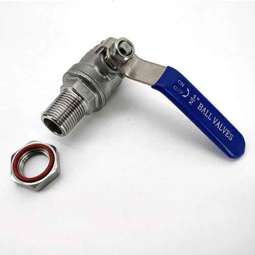 1/2Inch BSP RVS Kogelkraan Set - Afbeelding 2