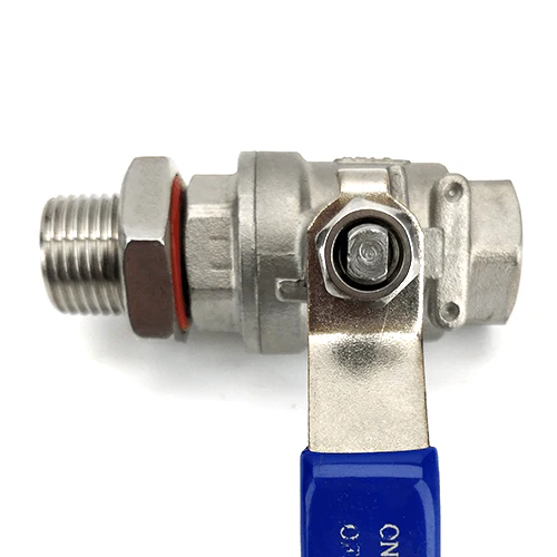 1/2Inch BSP RVS Kogelkraan Set - Afbeelding 3